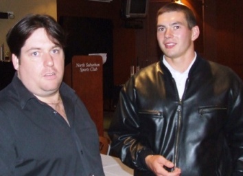 *The men in black: Ryan Fairclough (left) and James Thorneycroft.
